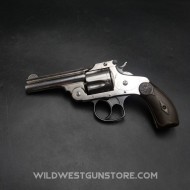 Revolver Smith Wesson 3rd model DA 38 nickelage origine