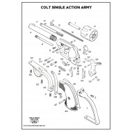 Tube éjecteur pour Colt single action army SAA Ejector Tube