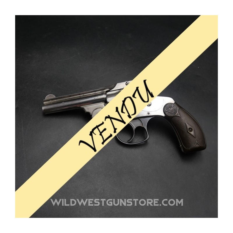 Revolver Smith Wesson 3rd model DA 38 nickelage origine