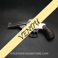 Revolver Smith Wesson 3rd model DA 38 nickelage origine