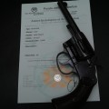 Impeccable Colt New Police Calibre 32SW canon miroir