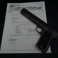 Pistolet Colt 1900 Fabrication précoce Cal.38 et lettre Colt
