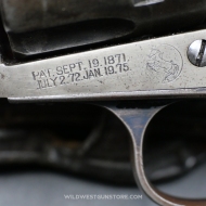 Colt Peacemaker smokeless d'exception canon miroir cal.45