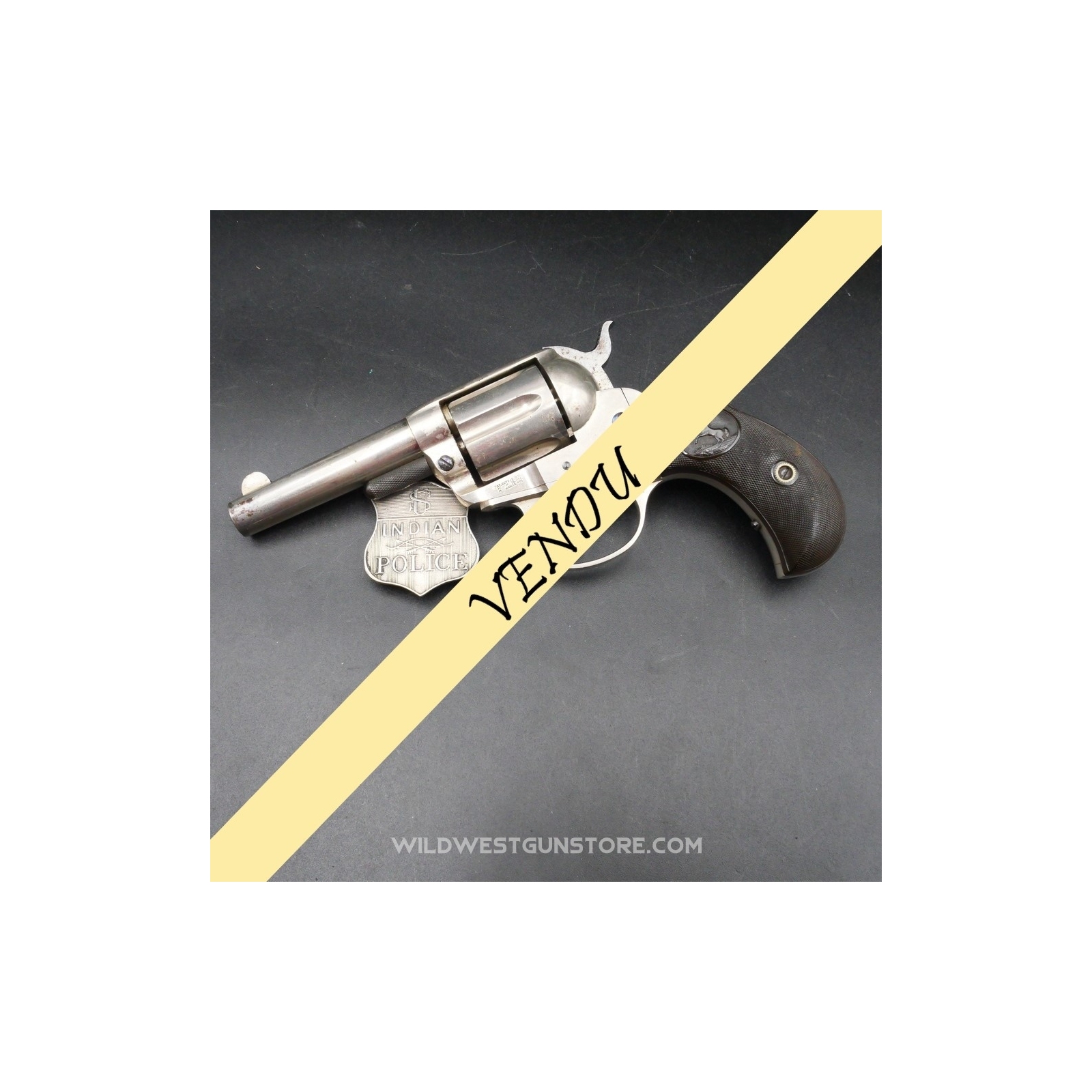 Revolver Colt DA 1877 version Sheriff calibre 38 canon 3''1/2