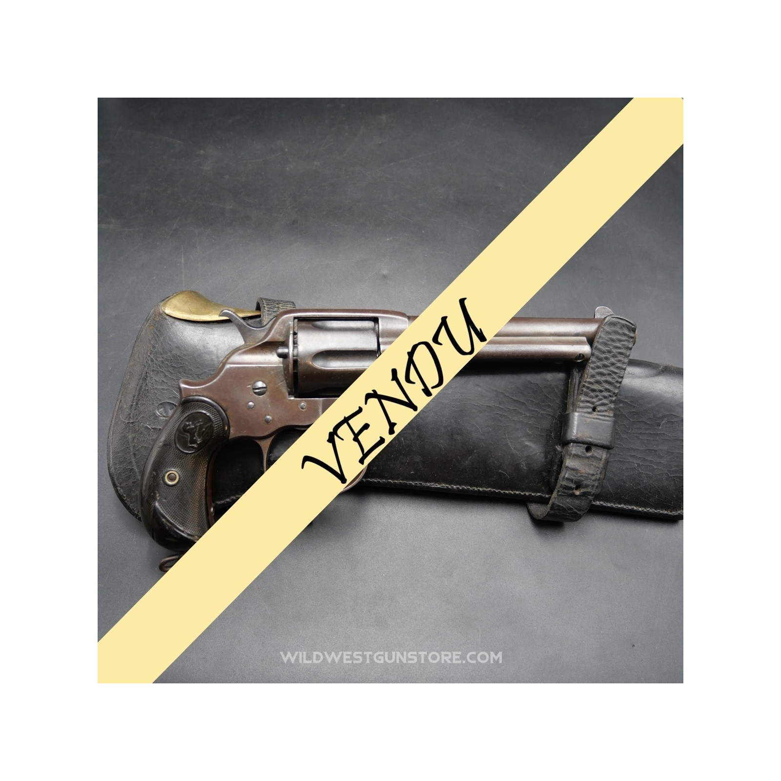 Rare Colt DA 1878/1902 Cal 45 US Army Alaskan canon miroir