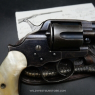 Rare Colt DA modèle 1878 cal.45 crosses nacre canon miroir
