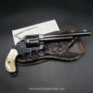 Rare Colt DA modèle 1878 cal.45 crosses nacre canon miroir