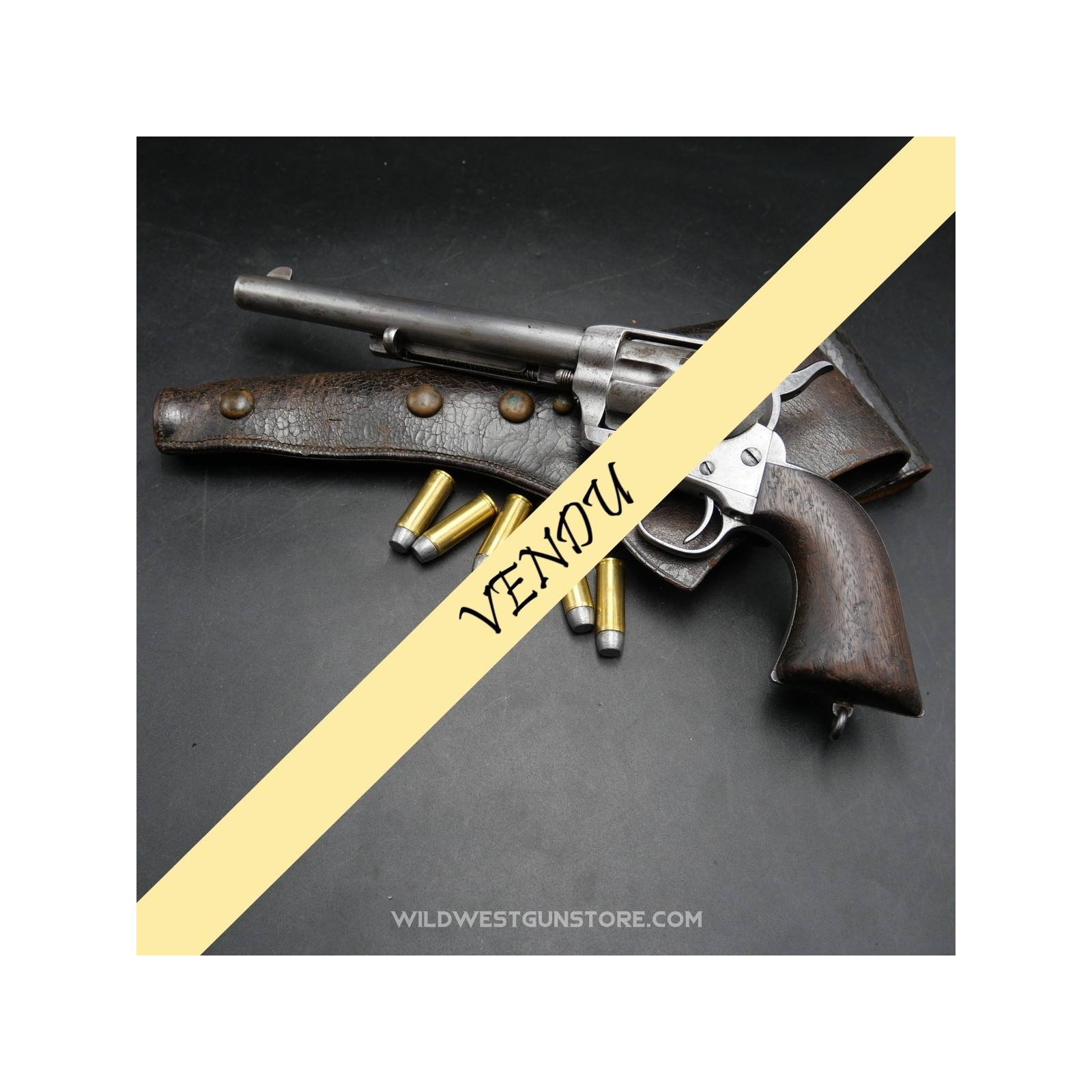 Colt SAA US Army dernier contrat canon miroir cal.45