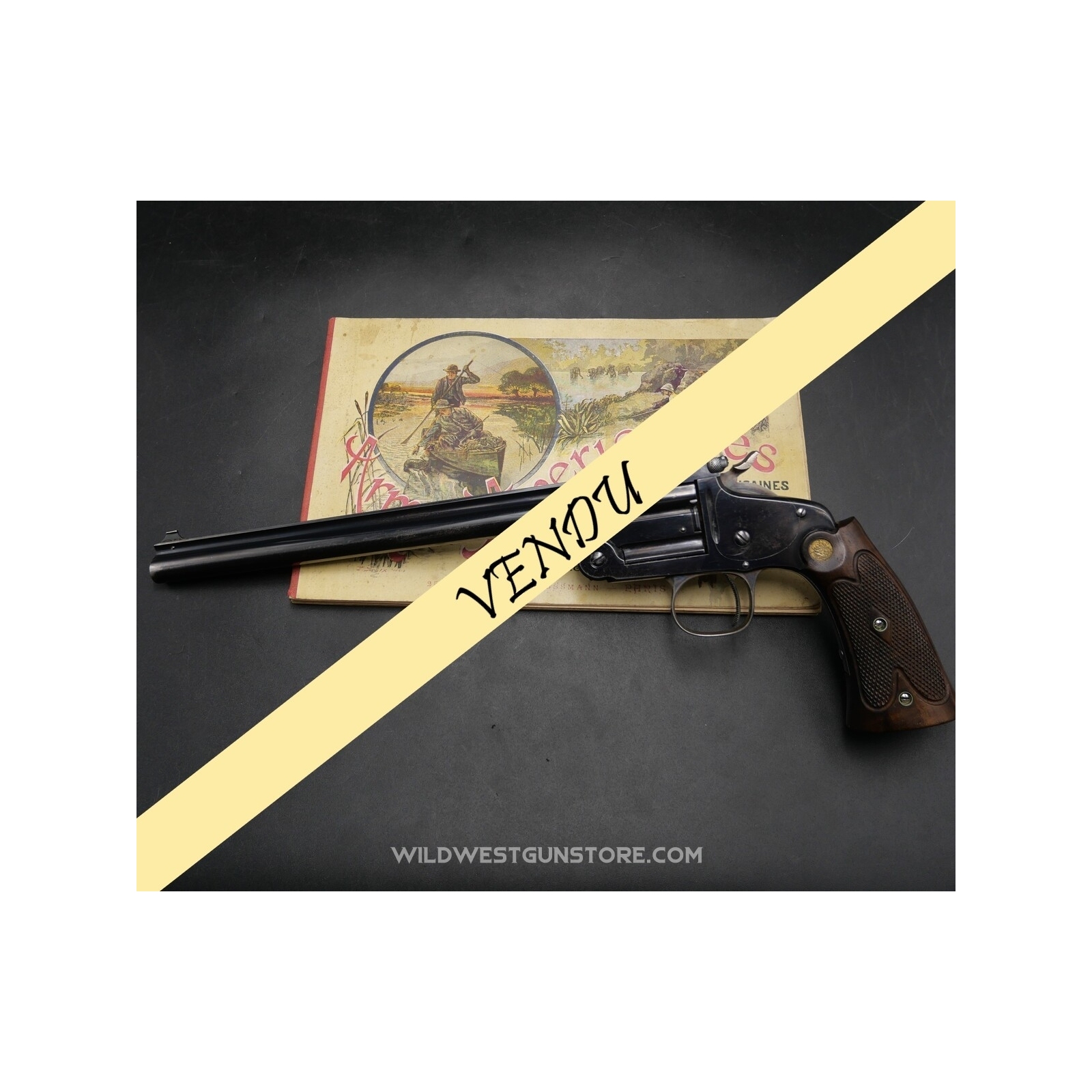 Excellent Pistolet cal.22LR Smith Wesson 1891 canon miroir