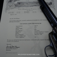 Colt SAA Peacemaker CAL.45 de 1891, excellent état, lettre Colt