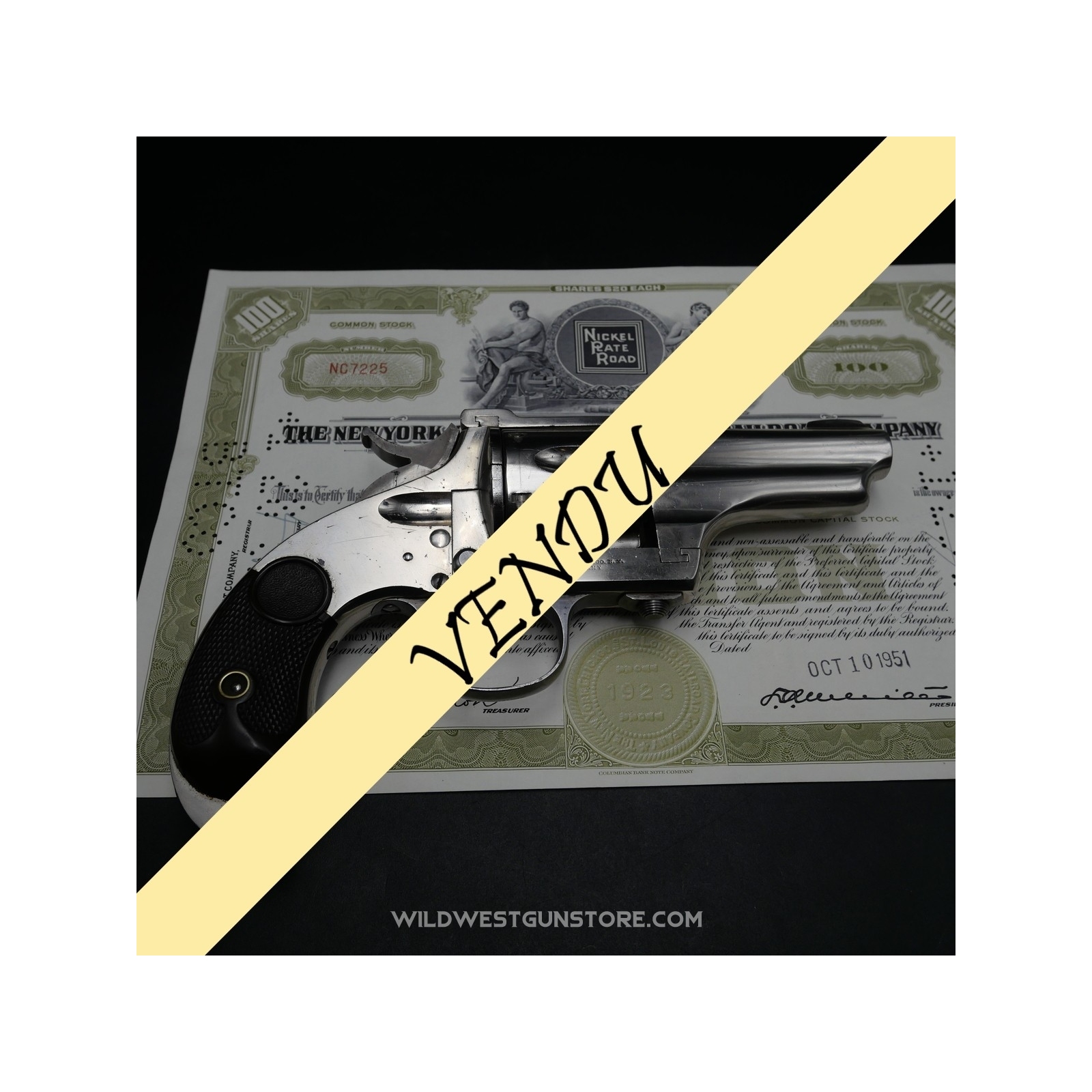 Rare Merwin et Hulbert Pocket Army calibre 44-40 3ème modèle