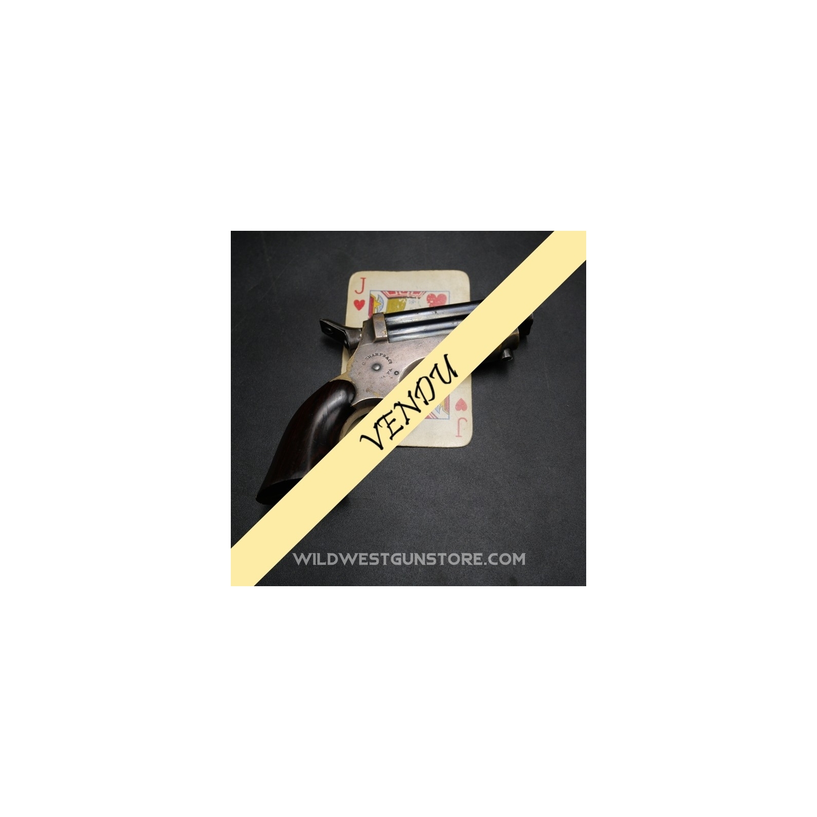 Pistolet collection Sharps cal.22 excellents canons