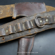 Ensemble ceinturon et holster de collection Western