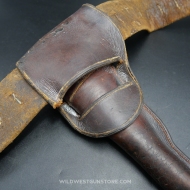 Ensemble ceinturon et holster de collection Western
