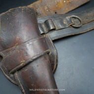 Ensemble ceinturon et holster de collection Western