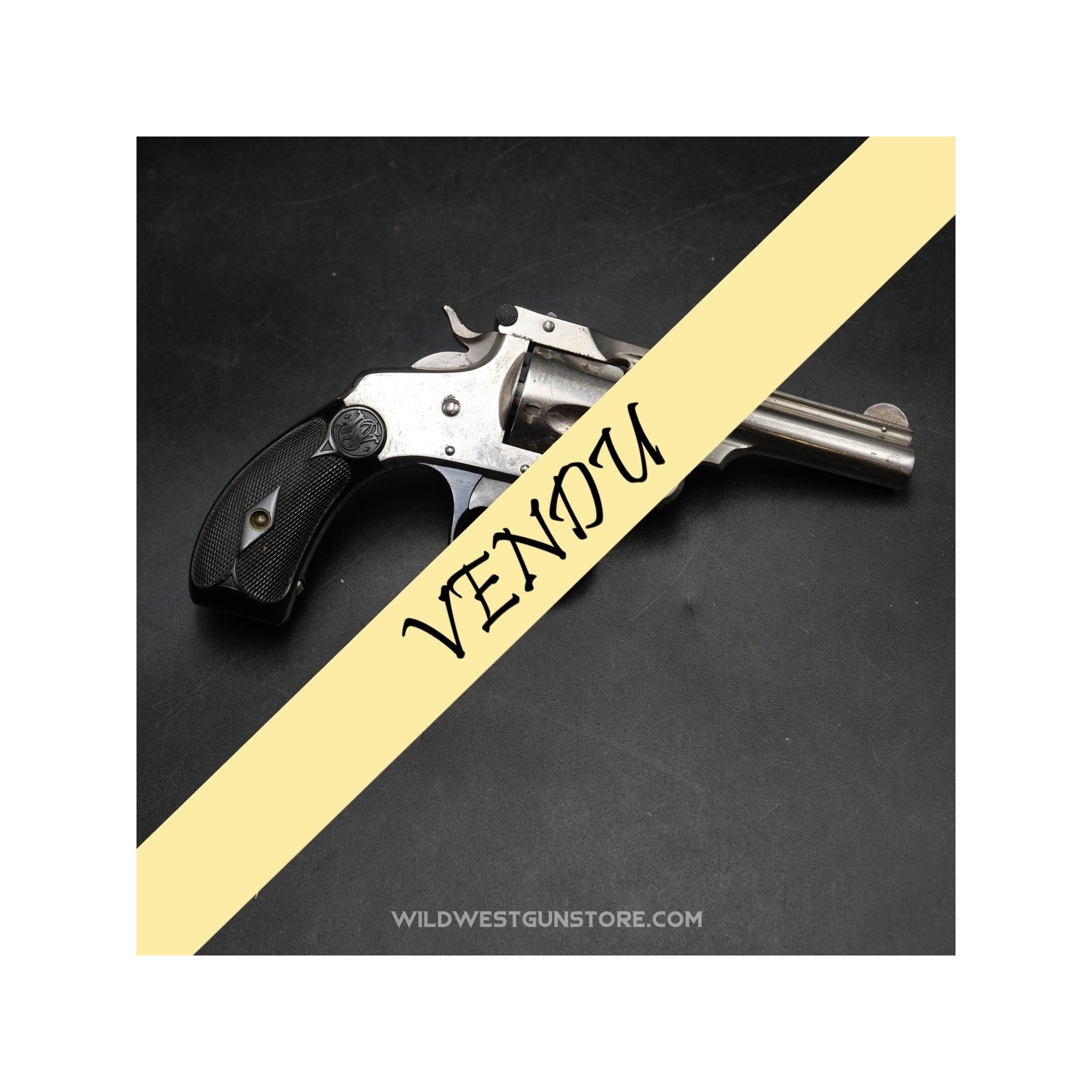 Revolver de collection Smith & Wesson 4th model canon miroir
