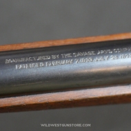 Carabine Savage 1899 calibre 30-30 fabrication 1908 intouchée