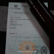 Winchester 1897 Calibre 16 Takedown canon miroir