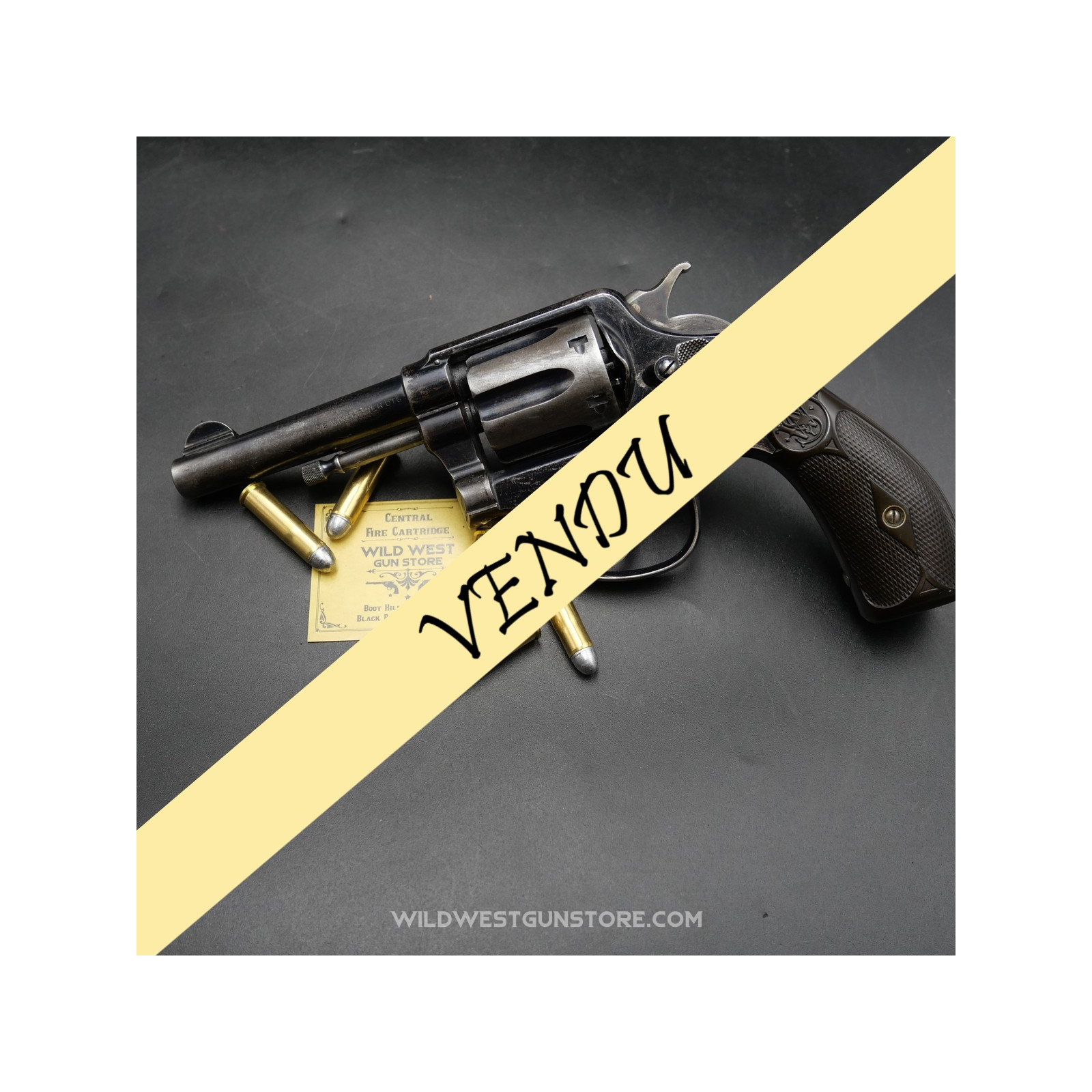 Rarissime Smith Wesson Hand ejector calibre 32-20 Miroir