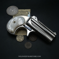 Superbe Pistolet Remington Derringer canons miroirs cal.41