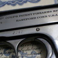 Pistolet Colt d'exception Modèle 1900 cal. 38 Sight Safety