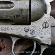 Colt Peacemaker 7"1/4 Single Action Army gravé de 1876