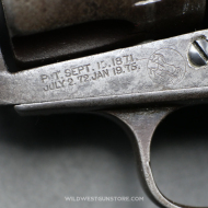 Colt Six Shooter Smokeless frame fabrication 1896 Cal.44-40