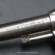 Revolver Colt Police Positive VP calibre 38SW canon 4'' miroir
