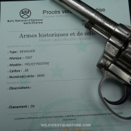 Revolver Colt Police Positive VP calibre 38SW canon 4'' miroir