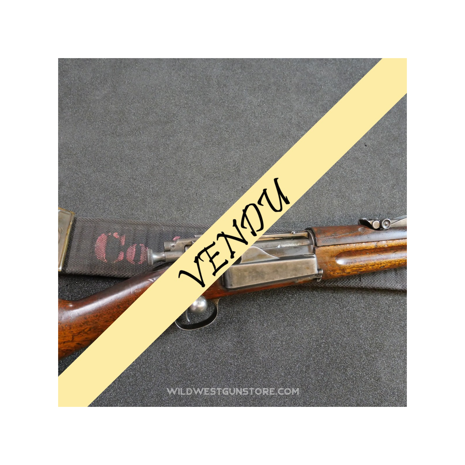 US Army Krag Carabine 1898 excellent état canon miroir