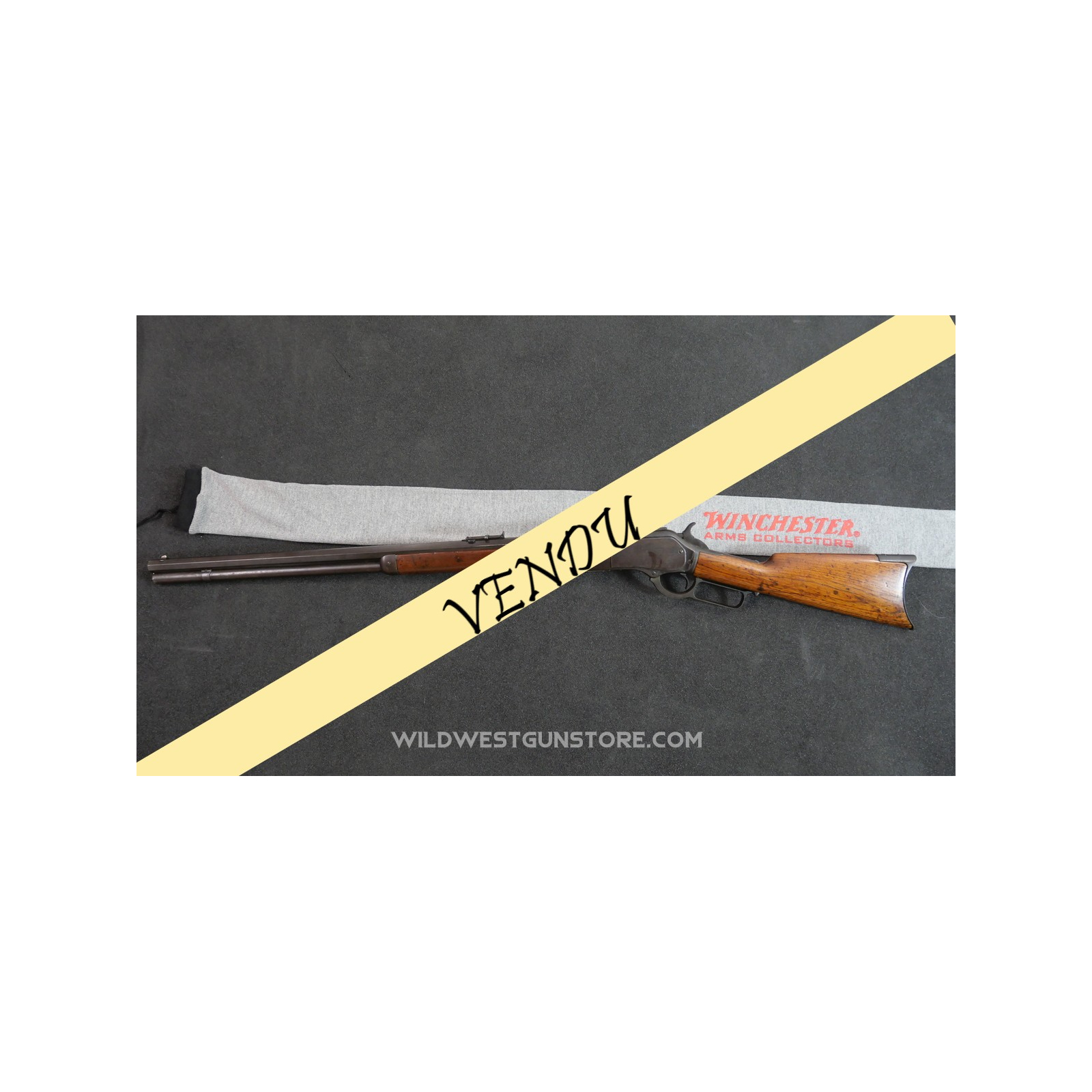 Winchester 1876 calibre 45-60 classique Western, beau canon