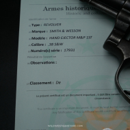 Rare revolver Smith Wesson 1 st Model Hand ejector mod 1899 cal. 38 SW Special