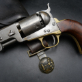 Rare arme de collection Colt Navy 1851 Excellent canon Calibre 36 Fabrication 1863