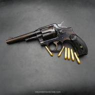Revolver Smith & Wesson modèle 1899 calibre 32-20 en excellent état canon miroir