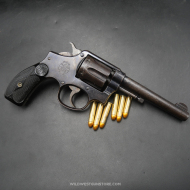 Revolver Smith & Wesson modèle 1899 calibre 32-20 en excellent état canon miroir