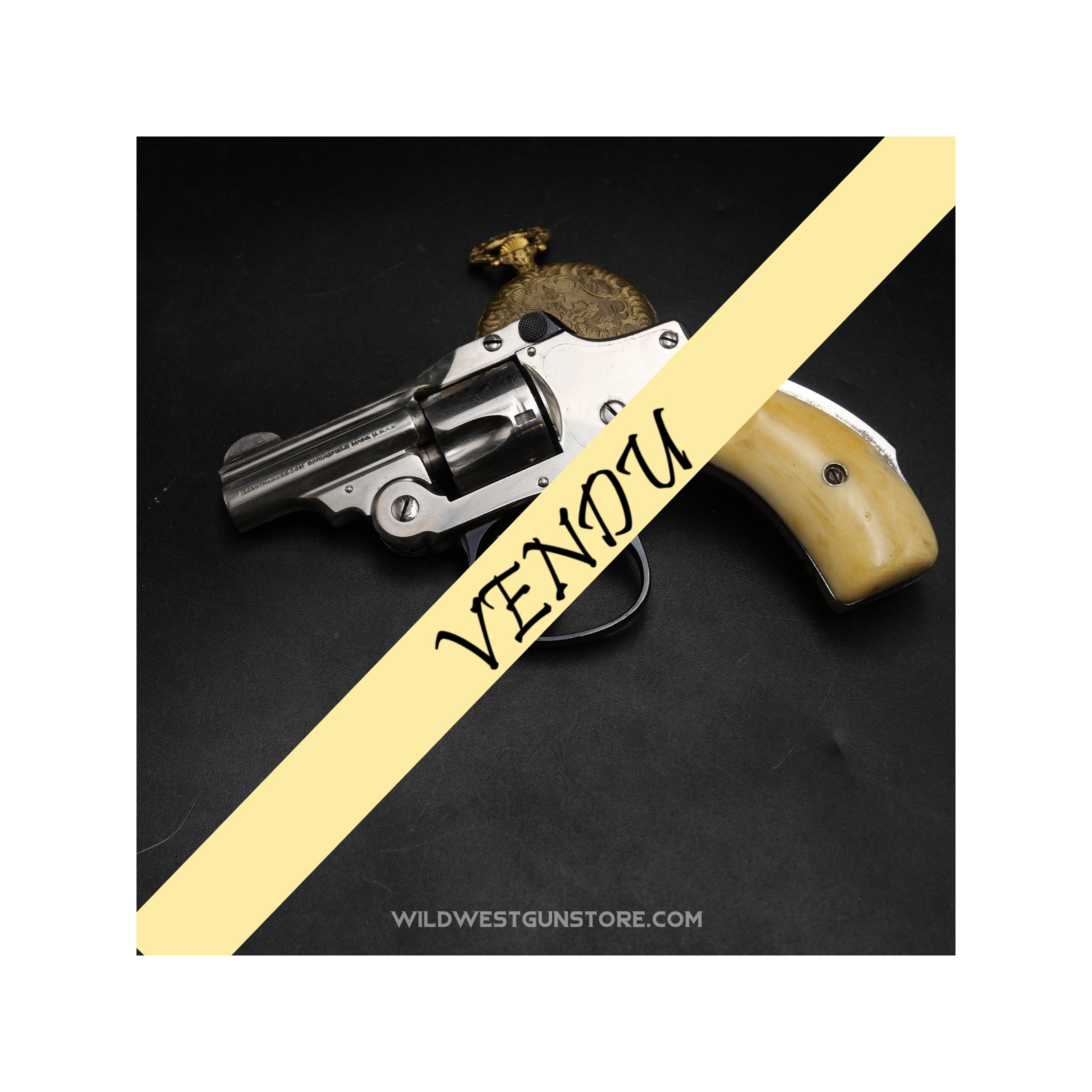 Captivant Smith Wesson bicycle cal. 32 parfait état.