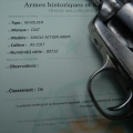 Revolver de Collection Colt SAA Peacemaker calibre 45 Fabrication 1882
