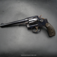 Rare Revolver Smith Wesson modèle 1899 Hand Ejector Cal.32-20 canon miroir