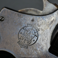 Rare Revolver Smith Wesson modèle 1899 Hand Ejector Cal.32-20 canon miroir