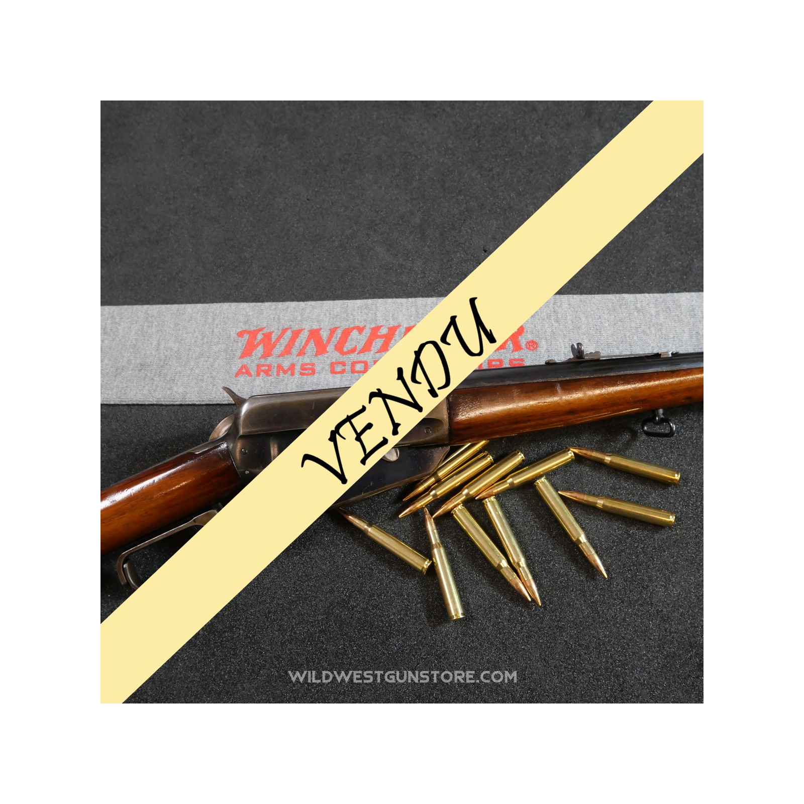 Exceptionnel Winchester Rifle mod. 1895 canon cal. 30-06 miroir