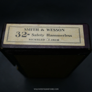 Parfait ensemble Smith & Wesson Bicycle safety 3rd model Cal 32 boite origine