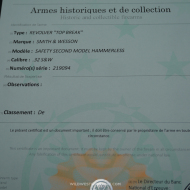 Parfait ensemble Smith & Wesson Bicycle safety 3rd model Cal 32 boite origine