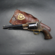 Rare Remington Factory Conversion New Model Navy Canon miroir Calibre 38CF