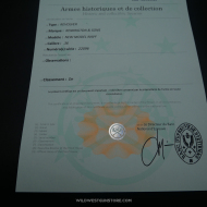 Rare Remington Factory Conversion New Model Navy Canon miroir Calibre 38CF