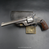 Smith & Wesson Schofield de dotation US Cavalry rare modèle nickelé cal.45