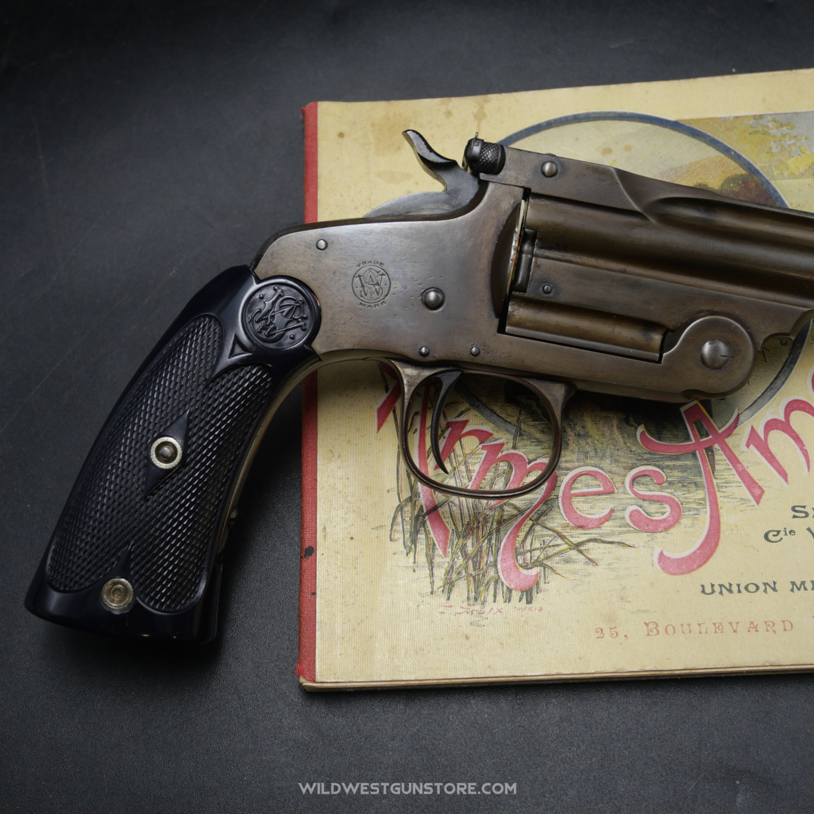 Pistolet de tir et collection Smith Wesson modèle 1891 avec excellent canon cal.22LR