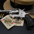Exceptionnel Colt Sheriff 1878 gravé calibre .45
