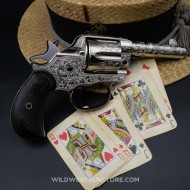 Exceptionnel Colt Sheriff 1878 gravé calibre .45