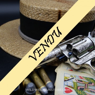 Exceptionnel Colt Sheriff 1878 gravé calibre .45