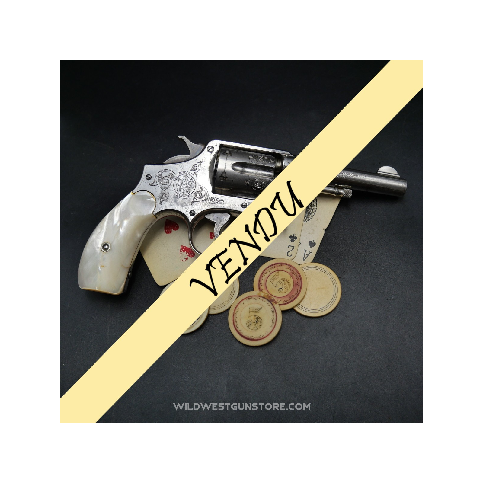 Introuvable Smith Wesson MP 1st mod. 38 SW Special gravé usine